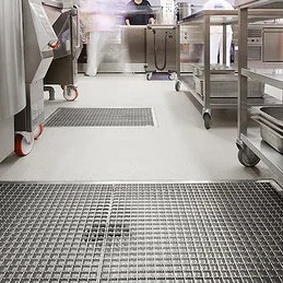 Hygienic 
floor drainage